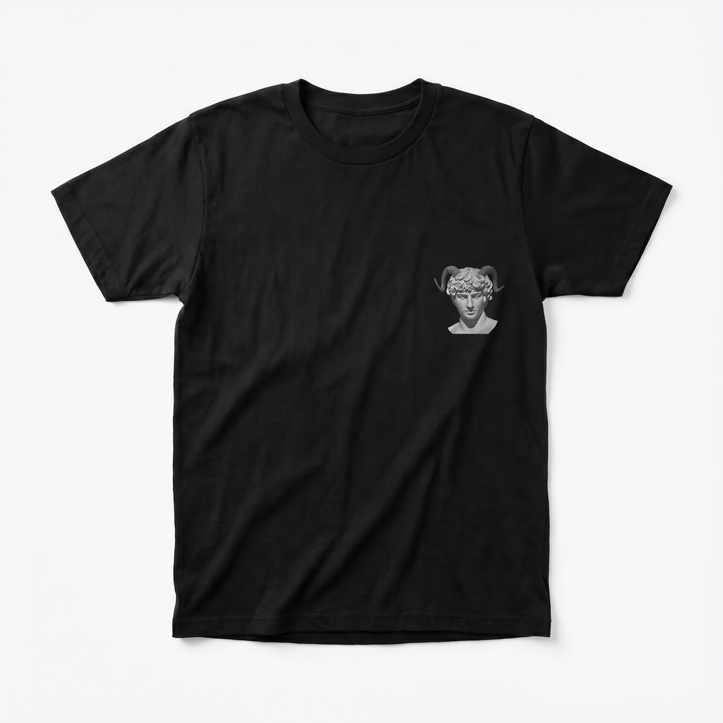 Antinoj T-shirt – classical beauty Roman Empire minimalist graphic tee FUSO