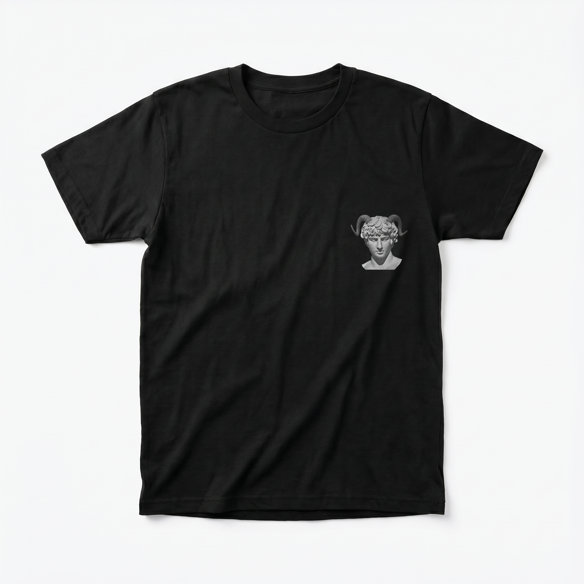 Antinoj T-shirt – classical beauty Roman Empire minimalist graphic tee FUSO