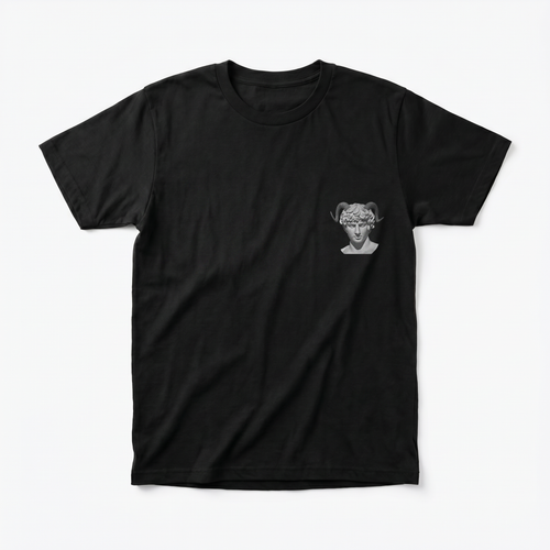 Antinoj T-shirt – classical beauty Roman Empire minimalist graphic tee FUSO
