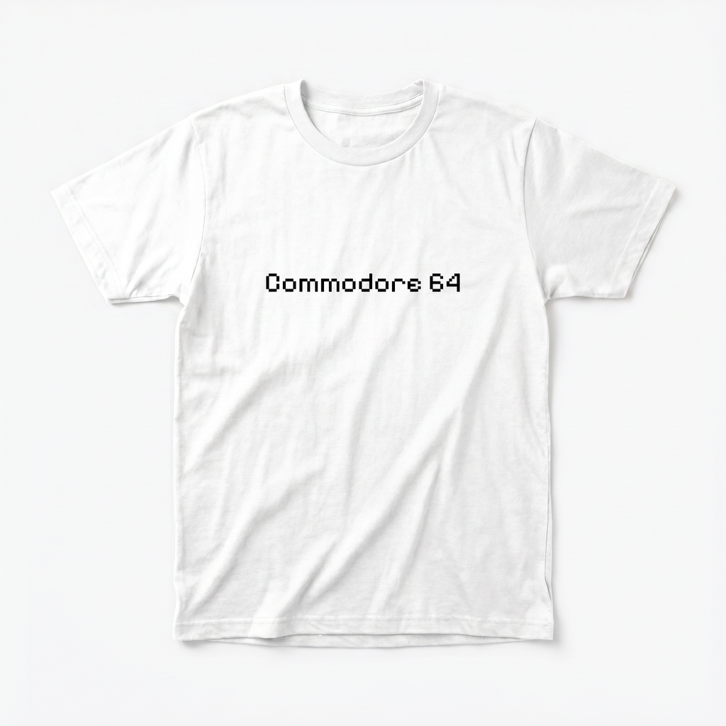 Commodore 64 T-shirt – retro computing vintage computer nostalgia graphic tee FUSO