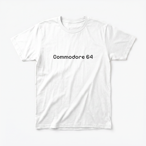 Commodore 64 T-shirt – retro computing vintage computer nostalgia graphic tee FUSO