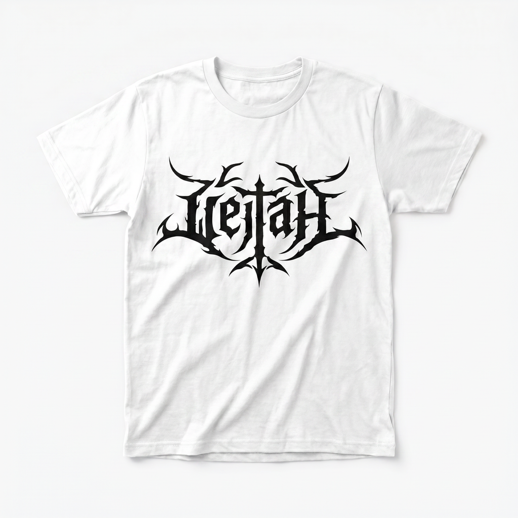 Šejtan T-shirt – gothic lettering underground metal dark streetwear FUSO SHOP