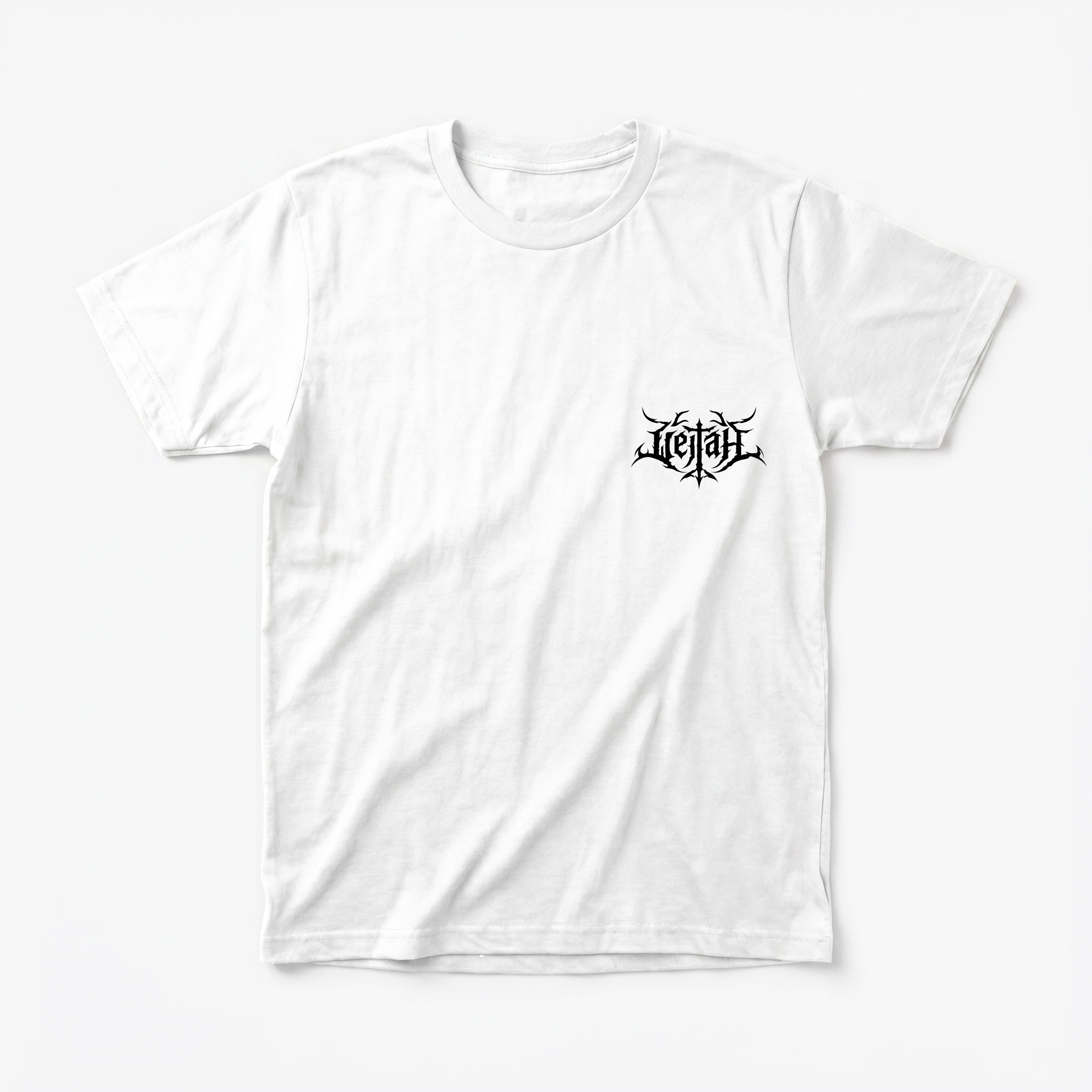 Šejtan 2 T-shirt – gothic lettering dark aesthetic occult graphic tee FUSO