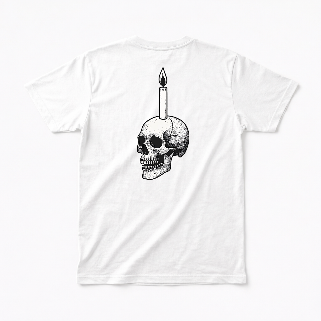 Memento Mori T-shirt – vanitas esoteric Jungian shadow dark aesthetic FUSO SHOP